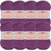 image:imageJubileeYarn Cotton Select Yarn  50gSkein Sport Weight  Plum Raisin  8 Skeins202 Lilac Spray