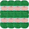 image:imageJubileeYarn Cotton Select Yarn  50gSkein Sport Weight  Plum Raisin  8 Skeins204 Shamrock Green