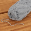 image:imageJubileeYarn Cotton Select Yarn  50gSkein Sport Weight  Plum Raisin  8 Skeins310 Sterling Grey