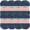 image:imageJubileeYarn Cotton Select Yarn  50gSkein Sport Weight  Plum Raisin  8 Skeins404 Imperial Blue