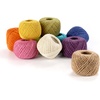 image:imageJubileeYarn Crafty Jute Twine String Jute for Artwork DIY Crafts and Gift Wrapping  675 feet 205 Meters 2 millimeters Thick  Three Balls in Shades of Purple  Three Balls For Artwork DIY Crafts Gift Wrapping 205 meters3 Natural and 9 Colors