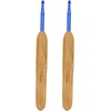 image:imageJubileeYarn Crochet Hooks wBamboo Handle  US G6  Carbonized Brown  2pc SetCarbonized Finish