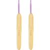 image:imageJubileeYarn Crochet Hooks wBamboo Handle  US G6  Carbonized Brown  2pc SetNatural Finish