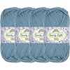 image:imageJubileeYarn Dainty Light Yarn  100gSkein Worsted Cotton  Moon Beam  4 Skeins004 Little Boy Blush