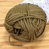 image:imageJubileeYarn Dainty Light Yarn  100gSkein Worsted Cotton  Moon Beam  4 Skeins210 Chestnut Brown