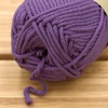 image:imageJubileeYarn Dainty Light Yarn  100gSkein Worsted Cotton  Moon Beam  4 Skeins3513 Grape Compote