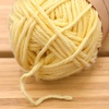 image:imageJubileeYarn Dainty Light Yarn  100gSkein Worsted Cotton  Moon Beam  4 Skeins600 Light Buttercream