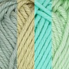 image:imageJubileeYarn Dainty Light Yarn  100gSkein Worsted Cotton  Shades of Pink  4 Skeins95 Shades of Green