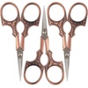 image:imageJubileeYarn Decorative Floral Embroidery Craft Scissors  Antique Silver  1 ScissorAntique Heirloom  Copper