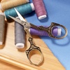 image:imageJubileeYarn Decorative Floral Embroidery Craft Scissors  Antique Silver  1 ScissorAntique Heirloom  Copper