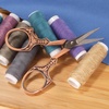 image:imageJubileeYarn Decorative Floral Embroidery Craft Scissors  Antique Silver  1 ScissorAntique Heirloom  Copper
