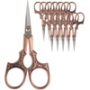 image:imageJubileeYarn Decorative Floral Embroidery Craft Scissors  Antique Silver  1 ScissorAntique Heirloom  Copper