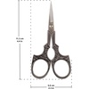 image:imageJubileeYarn Decorative Floral Embroidery Craft Scissors  Antique Silver  1 ScissorAntique Heirloom  Silver