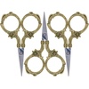 image:imageJubileeYarn Decorative Floral Embroidery Craft Scissors  Antique Silver  1 ScissorBlooming  Bronze
