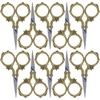 image:imageJubileeYarn Decorative Floral Embroidery Craft Scissors  Antique Silver  1 ScissorBlooming  Bronze