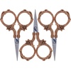 image:imageJubileeYarn Decorative Floral Embroidery Craft Scissors  Antique Silver  1 ScissorBlooming  Copper