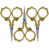image:imageJubileeYarn Decorative Floral Embroidery Craft Scissors  Antique Silver  1 ScissorBlooming  Gold
