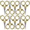 image:imageJubileeYarn Decorative Floral Embroidery Craft Scissors  Antique Silver  1 ScissorBlooming  Gold