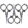 image:imageJubileeYarn Decorative Floral Embroidery Craft Scissors  Antique Silver  1 ScissorBlooming  Gunmetal