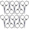 image:imageJubileeYarn Decorative Floral Embroidery Craft Scissors  Antique Silver  1 ScissorBlooming  Silver