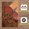 image:imageJubileeYarn Decorative Floral Embroidery Craft Scissors  Antique Silver  1 ScissorBronze  Copper  Gold
