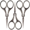 image:imageJubileeYarn Decorative Floral Embroidery Craft Scissors  Antique Silver  1 ScissorDecorative Floral  Antique Silver