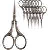 image:imageJubileeYarn Decorative Floral Embroidery Craft Scissors  Antique Silver  1 ScissorDecorative Floral  Antique Silver