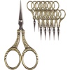 image:imageJubileeYarn Decorative Floral Embroidery Craft Scissors  Antique Silver  1 ScissorDecorative Floral  Bronze
