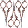 image:imageJubileeYarn Decorative Floral Embroidery Craft Scissors  Antique Silver  1 ScissorFlourish  Copper
