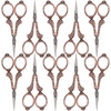 image:imageJubileeYarn Decorative Floral Embroidery Craft Scissors  Antique Silver  1 ScissorFlourish  Copper