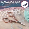 image:imageJubileeYarn Decorative Floral Embroidery Craft Scissors  Antique Silver  1 ScissorFlourish  Copper