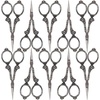 image:imageJubileeYarn Decorative Floral Embroidery Craft Scissors  Antique Silver  1 ScissorFlourish  Gunmetal