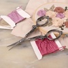 image:imageJubileeYarn Decorative Floral Embroidery Craft Scissors  Antique Silver  1 ScissorFlourish  Gunmetal