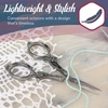 image:imageJubileeYarn Decorative Floral Embroidery Craft Scissors  Antique Silver  1 ScissorFlourish  Gunmetal