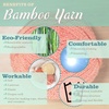 image:imageJubileeYarn Delightfully Bold Yarn  100gSkein Worsted Bamboo Rayon  Aqua Blue Sea  2 Skeins03 Watermelon