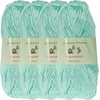 image:imageJubileeYarn Delightfully Bold Yarn  100gSkein Worsted Bamboo Rayon  Pink Dust  4 Skeins30 Aqua