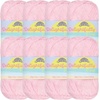 image:imageJubileeYarn Delightfully Fine Yarn  50gSkein Lace Bamboo Rayon  Pastel Pink  4 Skeins01 Pink Dust