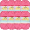 image:imageJubileeYarn Delightfully Fine Yarn  50gSkein Lace Bamboo Rayon  Pastel Pink  4 Skeins03 Watermelon
