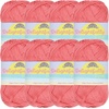 image:imageJubileeYarn Delightfully Fine Yarn  50gSkein Lace Bamboo Rayon  Pastel Pink  4 Skeins04 Hot Coral