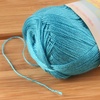 image:imageJubileeYarn Delightfully Fine Yarn  50gSkein Lace Bamboo Rayon  Pastel Pink  4 Skeins16 Aqua Blue Sea