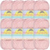 image:imageJubileeYarn Delightfully Fine Yarn  50gSkein Lace Bamboo Rayon  Pastel Pink  4 Skeins18 Peach