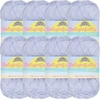 image:imageJubileeYarn Delightfully Fine Yarn  50gSkein Lace Bamboo Rayon  Pastel Pink  4 Skeins20 Pastel Blue