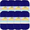 image:imageJubileeYarn Delightfully Fine Yarn  50gSkein Lace Bamboo Rayon  Pastel Pink  4 Skeins24 Romantic Midnight Blue