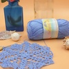 image:imageJubileeYarn Delightfully Fine Yarn  50gSkein Lace Bamboo Rayon  Pastel Pink  4 Skeins27 Light Purple Grape