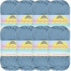 image:imageJubileeYarn Delightfully Fine Yarn  50gSkein Lace Bamboo Rayon  Pastel Pink  4 Skeins3004 Faded Glacier Blue