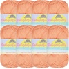 image:imageJubileeYarn Delightfully Fine Yarn  50gSkein Lace Bamboo Rayon  Pastel Pink  4 Skeins33 Apricot