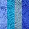 image:imageJubileeYarn Delightfully Fine Yarn  50gSkein Lace Bamboo Rayon  Shades of Blue  4 SkeinsShades of Blue