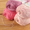 image:imageJubileeYarn Delightfully Fine Yarn  50gSkein Lace Bamboo Rayon  Shades of Blue  4 SkeinsShades of Pink