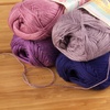 image:imageJubileeYarn Delightfully Fine Yarn  50gSkein Lace Bamboo Rayon  Shades of Blue  4 SkeinsShades of Purple