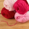 image:imageJubileeYarn Delightfully Fine Yarn  50gSkein Lace Bamboo Rayon  Shades of Blue  4 SkeinsShades of Red